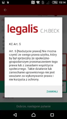 Testy Prawnicze C.H.Beck android App screenshot 2